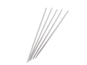 Ace premium de 15 cm pentru legătorie și tapițerie, cusut manual (finisaj nichel)