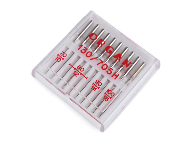 Ace de cusut universale pentru mașina de cusut Organ (Mărimi 70, 80, 90, 100) - Ace premium din oțel japonez cu talon plat