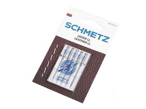 Ace premium Schmetz pentru mașina de cusut piele, mărimi asortate (80/12, 90/14, 100/16)