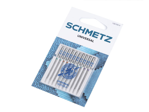 Ace universale Schmetz pentru mașina de cusut, mărimi asortate 70-100