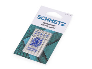 Set de ace pentru mașina de cusut cu piston rotund Schmetz - Mărimile 70, 80, 90, 100 pentru mașini vintage și cu pedală