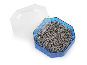 Ace de croitorie premium din oțel, 16 mm - Ace integral metalice pentru patchwork și aranjamente (finisaj nichelat)