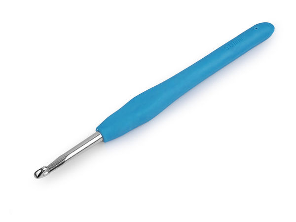 Croșetă ergonomică cu mâner din silicon moale - Dimensiuni 2 mm - 6 mm