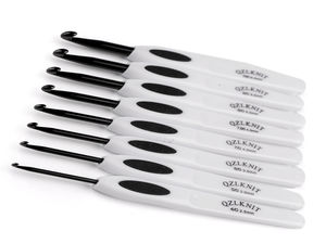 Set Premium de Croșete Ergonomice (8 Piese) - Ace de Diverse Dimensiuni pentru Tricotat și Croșetat
