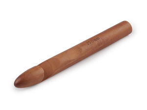 Croșetă ergonomică premium din lemn natural - Mărimea 25