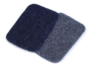 Petice termoadezive din denim pentru repararea blugilor și a hainelor - 7,6 x 4,9 cm (Set de 10)
