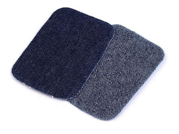 Petice termoadezive din denim pentru repararea blugilor și a hainelor - 7,6 x 4,9 cm (Set de 10)