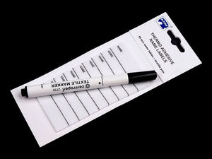 Etichete termoadezive premium pentru nume - Set de 45 de etichete textile de scris pentru haine