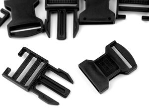 Cataramă trident premium de 30 mm cu reglator de chingă integrat (Negru)
