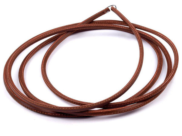 Curea universală premium din piele pentru mașina de cusut (172 cm) - Curea de transmisie din piele naturală frezată cu clemă