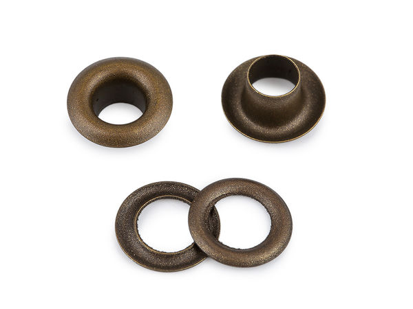 Ocheți metalici rezistenți la rugină cu șaibe (5,5 mm interior / 10 mm exterior) – Accesorii premium de galanterie