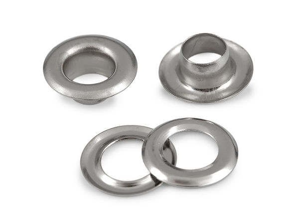 Ocheți metalici premium rezistenți la rugină, cu șaibe - Diametru interior 7 mm