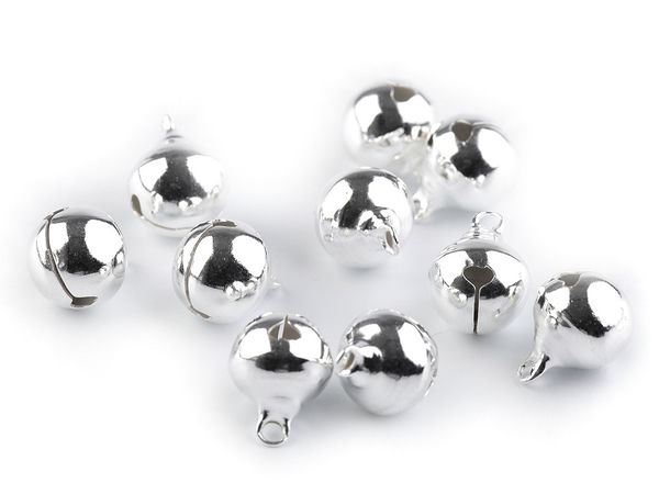 Clopoței metalici premium (12 mm) – Accesorii versatile de galanterie, decorațiuni de sărbători și proiecte creative
