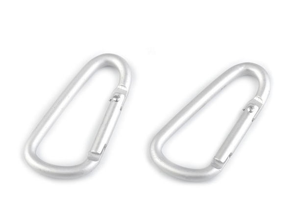 Carabină premium din aluminiu cu inel D (24x48 mm) pentru barete de genți și brelocuri