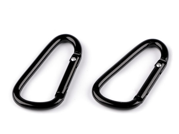 Carabină premium din aluminiu cu inel D (24x48 mm) pentru barete de genți și brelocuri