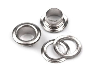 Ocheți metalici premium - Diametru interior 6 mm / exterior 11 mm pentru marochinărie, galanterie și textile