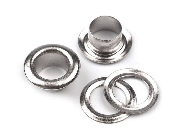 Ocheți metalici premium - Diametru interior 6 mm / exterior 11 mm pentru marochinărie, galanterie și textile