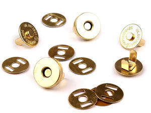 Capse magnetice aurii premium de 15 mm pentru genți, poșete și accesorii