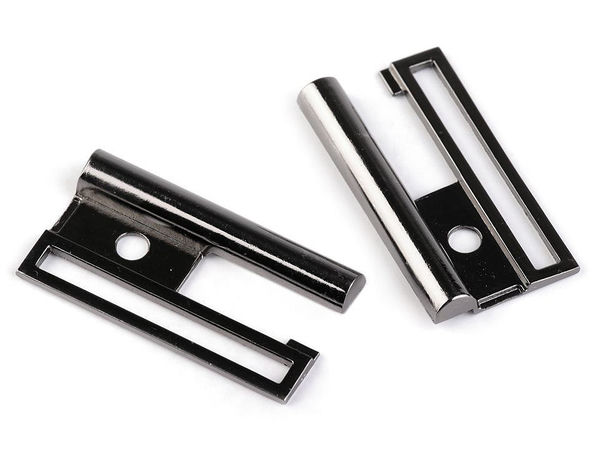 Cataramă metalică premium cu sistem de îmbinare pentru paltoane și jachete, lățime interioară 50 mm