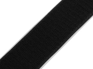Bandă autoadezivă ultra-rezistentă tip arici (doar partea aspră, 50 mm) - Negru