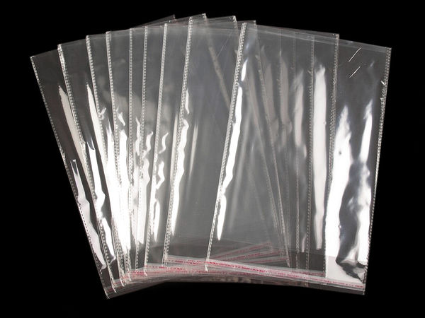 Pungi din plastic transparent autoadezive (20 x 29 cm) - Pungi premium transparente pentru prezentare și ambalare