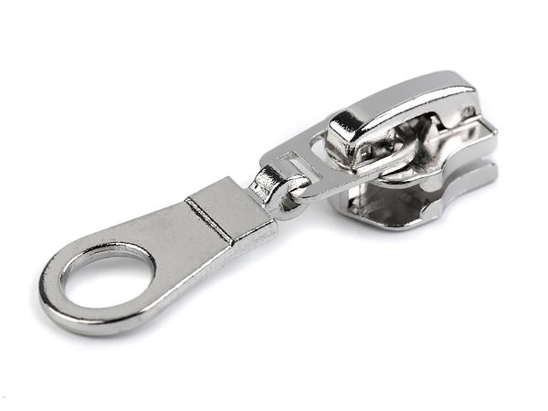 Cursori metalici premium nr. 5 cu autoblocare | Cheițe de schimb pentru fermoar, croitorie și galanterie