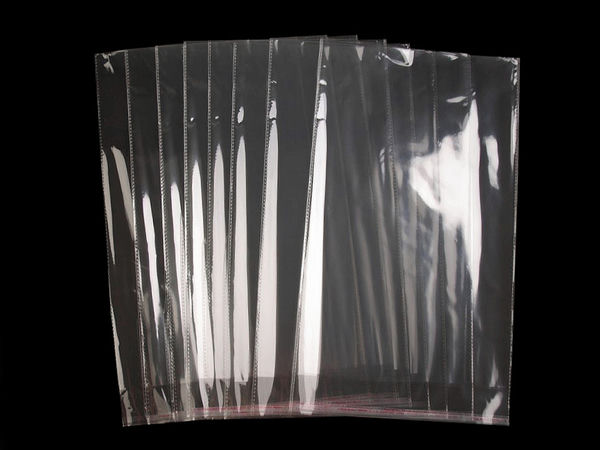 Pungi premium transparente autoadezive (24 x 39 cm) – Pungi resigilabile cu claritate superioară pentru prezentare și ambalare