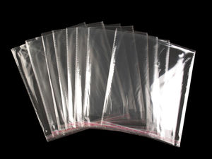 Pungi transparente premium autoadezive pentru ambalare (20x20 cm) - Pungi din plastic resigilabile pentru expunerea articolelor de artizanat, îmbrăcăminte și galanterie