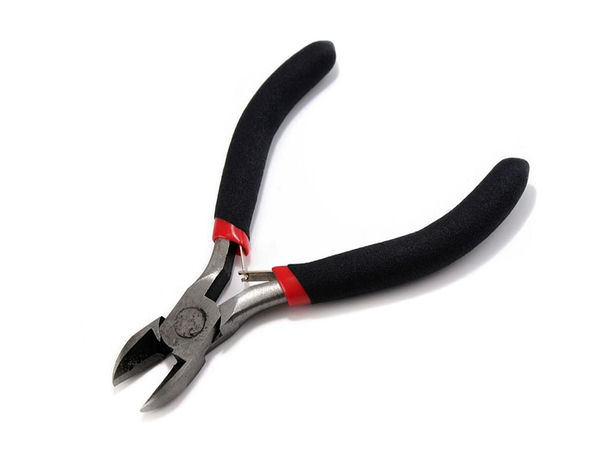 Clește premium de precizie pentru tăiat bijuterii, 110 mm - Mini clește sfic negru pentru artizanat și mărgelit