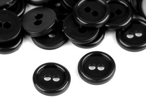 Nasturi premium din plastic cu 2 găuri pentru cămăși - Mărimea 18L (11,5 mm) - Accesorii clasice pentru cusut