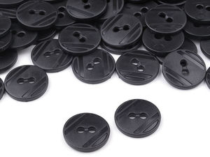 Nasturi premium din plastic cu 2 orificii - Mărimea 24 (15 mm) pentru pulovere, jachete și rochii