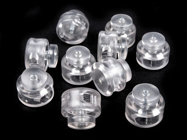 Opritori rotunzi premium pentru șnur cu 2 orificii (13x15mm) - Dispozitiv de fixare cu arc de mare rezistență pentru jachete și articole sportive