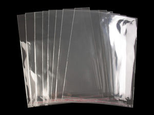 Pungi de ambalare autoadezive transparente premium (30 x 45 cm) - Plicuri din plastic transparente resigilabile pentru retail și organizarea articolelor de hobby