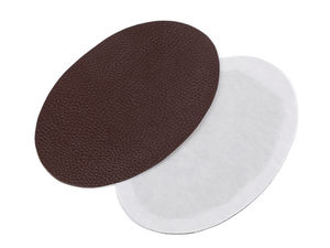 Petice termolipibile premium din piele ecologică, ovale, 12x18 cm (set de 2)