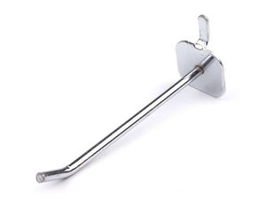 Cârlig premium nichelat pentru expunerea bijuteriilor pe suport rotativ (10 cm)