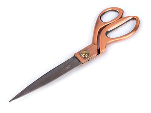 Foarfece de croitorie premium, cupru - Foarfece profesionale din oțel inoxidabil, 26,5 cm