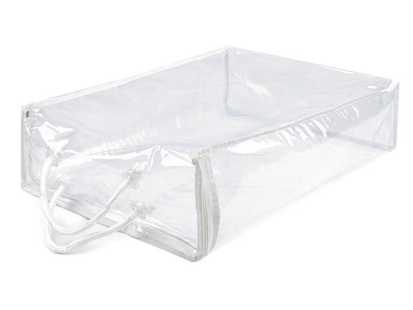 Husă premium din PVC transparent cu fermoar pentru depozitare și ambalare