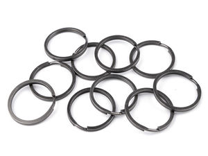 Inele plate despicate premium pentru chei (30mm) - Feronerie metalică robustă pentru brelocuri, genți și marochinărie
