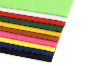 Coli de fetru autoadeziv premium (20x30 cm) - Mix asortat de culori pentru proiecte creative, cusut și confecționarea de felicitări