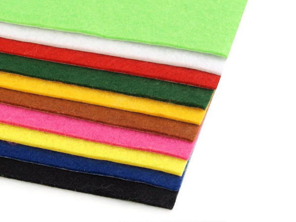 Coli de fetru autoadeziv premium (20x30 cm) - Mix asortat de culori pentru proiecte creative, cusut și confecționarea de felicitări