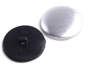 Nasturi premium pentru îmbrăcat (Mărimea 60) - Nasturi semifabricați din două părți, metal și plastic, pentru bluze, rochii și jachete