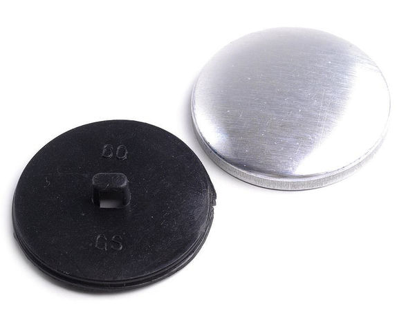Nasturi premium pentru îmbrăcat (Mărimea 60) - Nasturi semifabricați din două părți, metal și plastic, pentru bluze, rochii și jachete