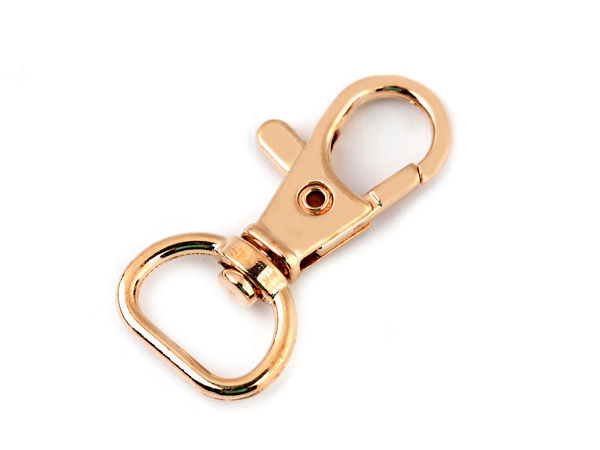 Carabină metalică rotativă premium pentru curele de 12 mm | Carabină rezistentă cu declanșator