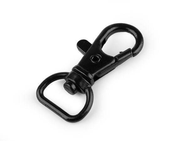 Carabină metalică rotativă premium pentru curele de 12 mm | Carabină rezistentă cu declanșator