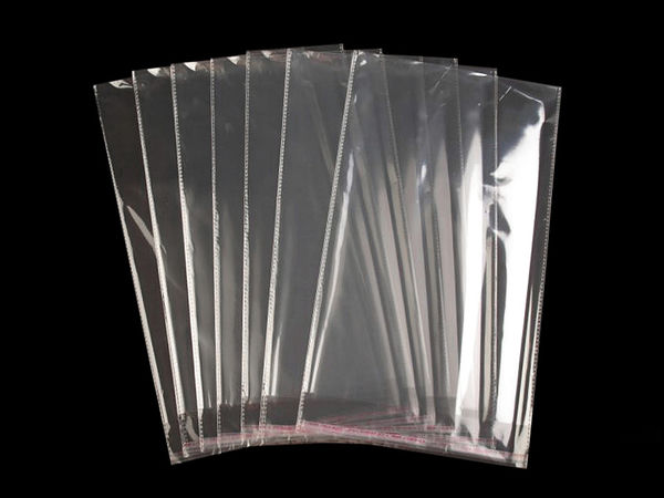 Pungi premium din plastic transparent cu clapetă autoadezivă (22 x 35 cm) - Pungi resigilabile de înaltă claritate pentru prezentare produse