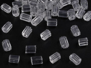 Opritori din silicon transparent premium pentru cercei (3x4 mm) - Închizători sigure pentru tije, tortițe și șuruburi (aprox. 200 buc)