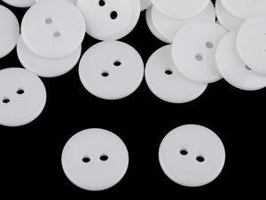 Nasturi clasici din plastic cu 2 găuri - Dimensiuni 24, 28, 32 pentru cămăși, croitorie și tricotaje