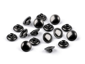 Nasturi metalici premium cu margine decorată, Mărimea 20