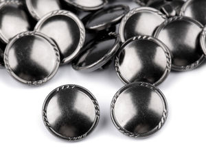 Nasturi metalici premium cu picioruș, mărimea 30 (19 mm) pentru paltoane, jachete și accesorii