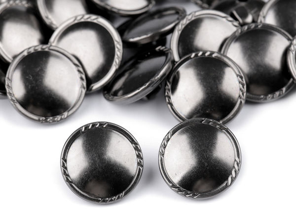 Nasturi metalici premium cu picioruș, mărimea 30 (19 mm) pentru paltoane, jachete și accesorii